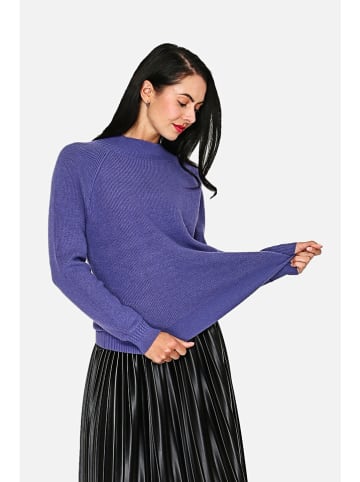 ASSUILI Kaszmirowy sweter w kolorze fioletowym