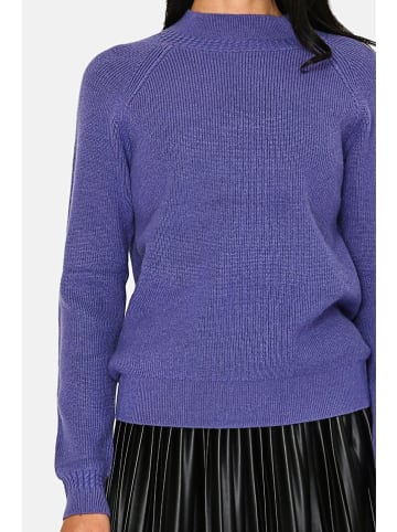 ASSUILI Kaszmirowy sweter w kolorze fioletowym