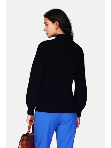 ASSUILI Kaszmirowy sweter w kolorze czarnym