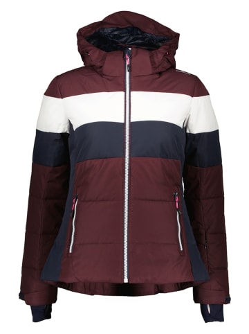 CMP Ski-/snowboardjas bordeaux/donkerblauw/wit
