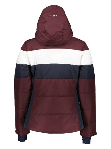 CMP Ski-/snowboardjas bordeaux/donkerblauw/wit