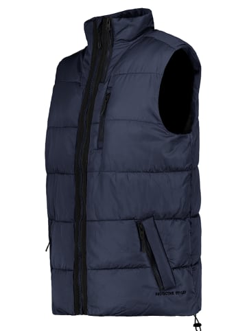 Sublevel Doorgestikte bodywarmer donkerblauw