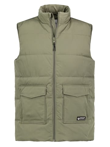 Sublevel Doorgestikte bodywarmer kaki