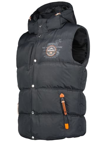 Geographical Norway Steppweste "Vilano" in Schwarz