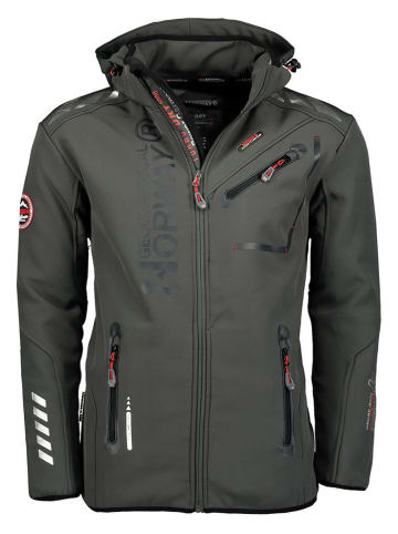 Geographical Norway Softshelljacke "Royaute" in Dunkelgrau/ Schwarz