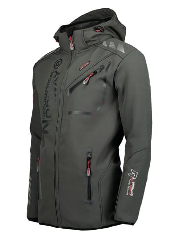 Geographical Norway Softshelljacke "Royaute" in Dunkelgrau/ Schwarz