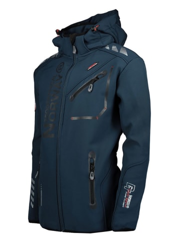 Geographical Norway Softshelljas "Royaute" donkerblauw