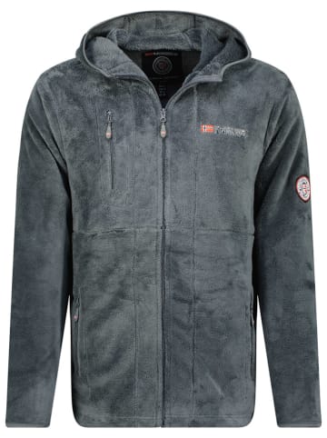 Geographical Norway Kurtka polarowa "Upload" w kolorze szarym