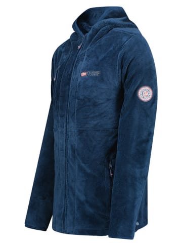 Geographical Norway Kurtka polarowa "Upload" w kolorze granatowym