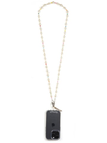 SWEET ACCESS Handykette "Hanoi" in Silber/ Gold - (L)118 cm