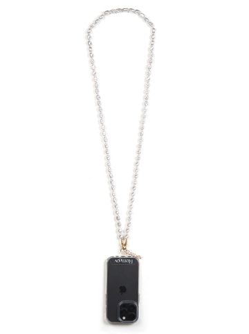 SmartCase Smartphoneketting "Calcutta" zilverkleurig - (L)120 cm