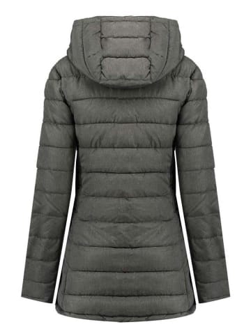 Geographical Norway Doorgestikte mantel "Astana" antraciet