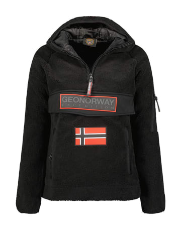 Geographical Norway Bluza polarowa "Upassia" w kolorze czarnym