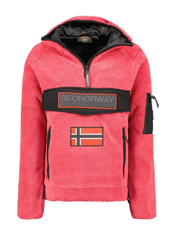 Geographical Norway Bluza polarowa "Upassia" w kolorze różowym