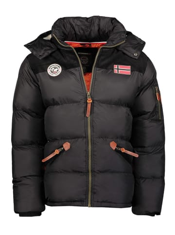 Geographical Norway Doorgestikte jas "Celian" zwart