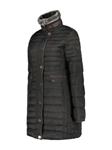 Geographical Norway Doorgestikte mantel "Darianne" zwart
