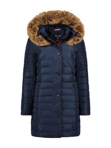 Geographical Norway Steppmantel "Charlize" in Dunkelblau