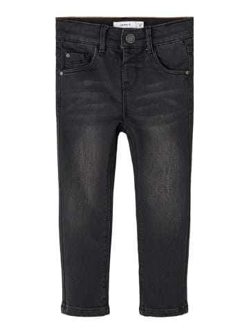 name it Spijkerbroek "Salli" - slim fit - zwart