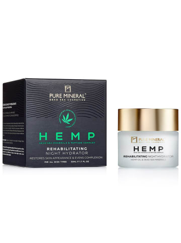 PURE MINERAL Krem na noc "Hemp" - 50 ml