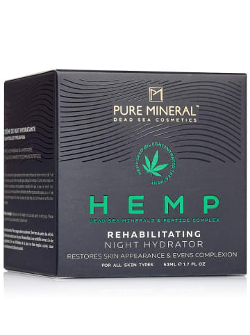 PURE MINERAL Nachtcreme "Hemp", 50 ml
