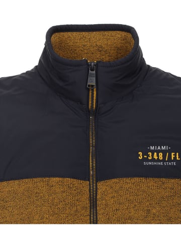 CASAMODA Vest lichtbruin/donkerblauw