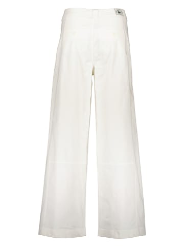 Lacoste Marlenehose in Weiß