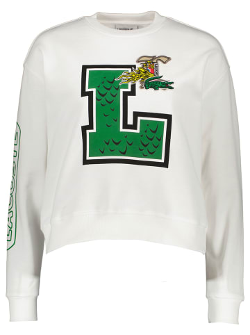Lacoste Sweatshirt wit