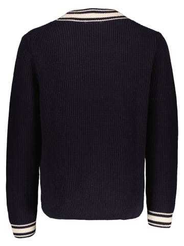 Lacoste Wollen trui donkerblauw