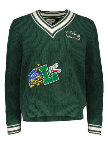 Lacoste Wollen trui groen