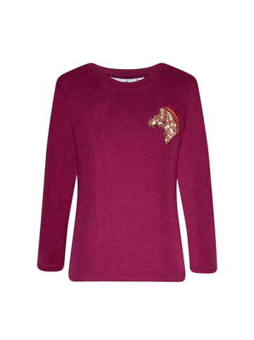 happy girls by Eisend Longsleeve aubergine