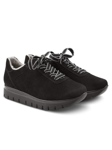 LaShoe Sneakers met lamsvacht zwart
