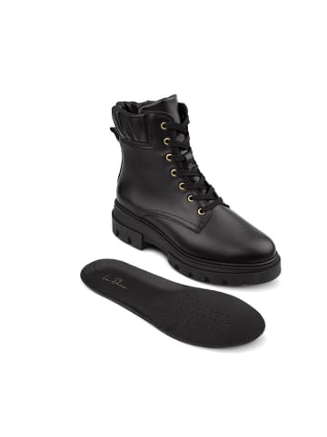 LaShoe Leren boots zwart