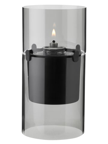 Stelton Świecznik "Lucie" w kolorze czarnym - wys. 17,5 x Ø 8,5 cm