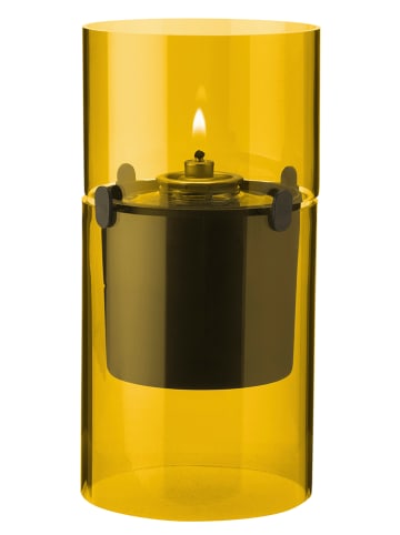 Stelton Świecznik "Lucie" w kolorze żółtym - wys. 17,5 x Ø 8,5 cm
