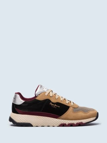 Pepe Jeans FOOTWEAR Sneakers in Bordeaux/ Hellbraun