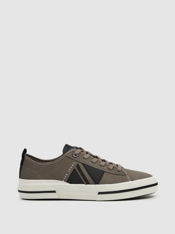 Pepe Jeans FOOTWEAR Leren sneakers grijs