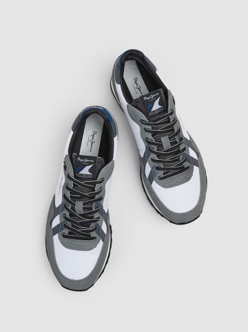 Pepe Jeans FOOTWEAR Sneakers in Grau/ Weiß