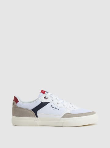 Pepe Jeans FOOTWEAR Sneakers in Weiß/ Grau