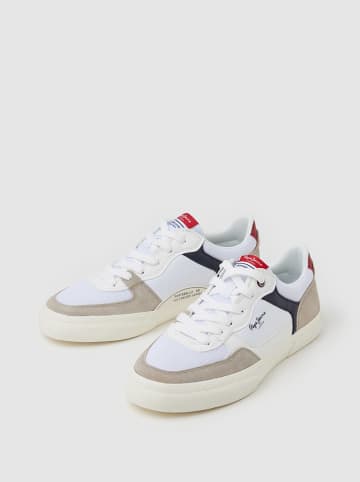 Pepe Jeans FOOTWEAR Sneakers in Weiß/ Grau