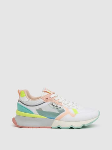 Pepe Jeans FOOTWEAR Sneakers in Weiß/ Bunt