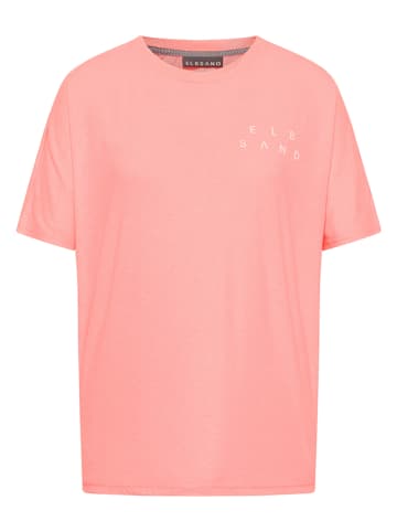 ELBSAND Koszulka "Liska" w kolorze łososiowym