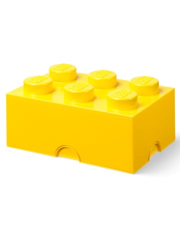 LEGO Aufbewahrungsbox "Brick 6" in Gelb - (B)37,5 x (H)18 x (T)25 cm