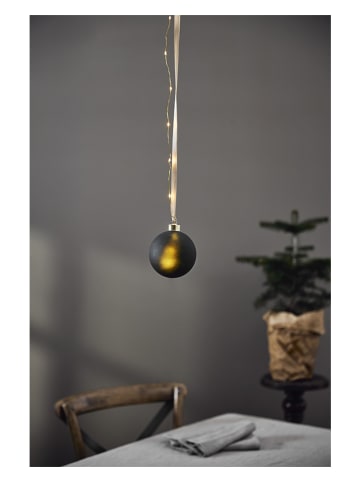 STAR Trading LED-Glaskugel "Bliss" in Grün - (L)10 cm