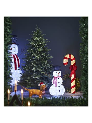 STAR Trading Staande ledlamp "Candycane" rood/wit - (H)120 cm