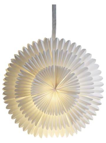 STAR Trading Papierstern "Frost" in Weiß - Ø 50 cm