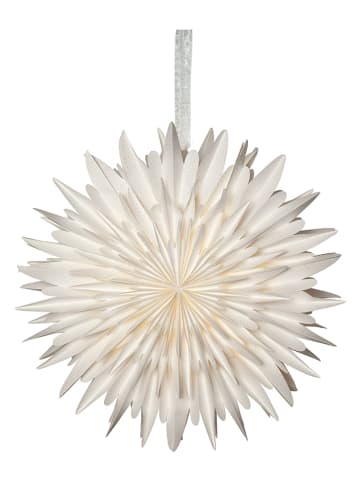 STAR Trading Papieren ster "Winter" wit - Ø 60 cm