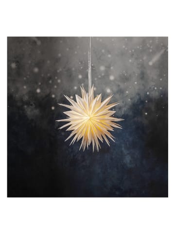 STAR Trading Gwiazda papierowa "Cloud" w kolorze białym - Ø 60 cm