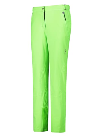 CMP Spodnie narciarskie w kolorze jaskrawozielonym