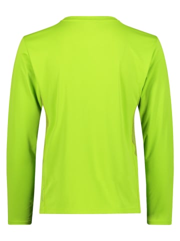 CMP Koszulka funkcyjna w kolorze limonkowym