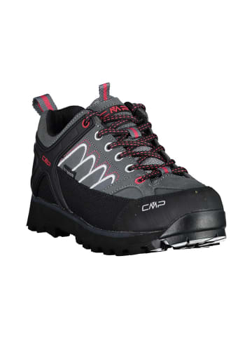 CMP Skórzane buty trekkingowe "Moon" w kolorze czarno-szarym